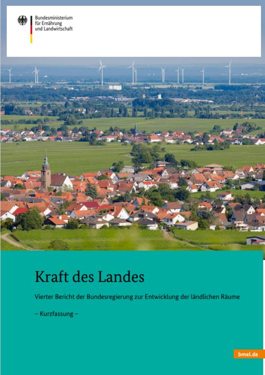 Titelbild des Vierten Berichtes der Bundesregierung zur Entwicklung der ländlichen Räume
