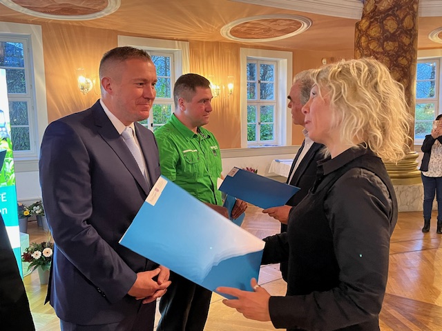 Auszeichnung durch die Ministerin