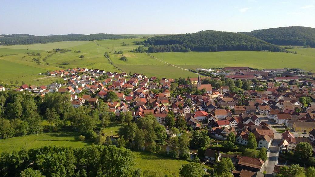 Vachdorf von oben