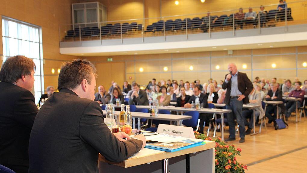 Aufnahme des Publikums im Kongresscenter der Messe Erfurt zur Jahrestagung Landwirtschaft.