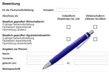 Bewerbungsformular