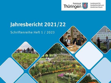 Titelbild des TLLLR Jahresberichtes 2021/22