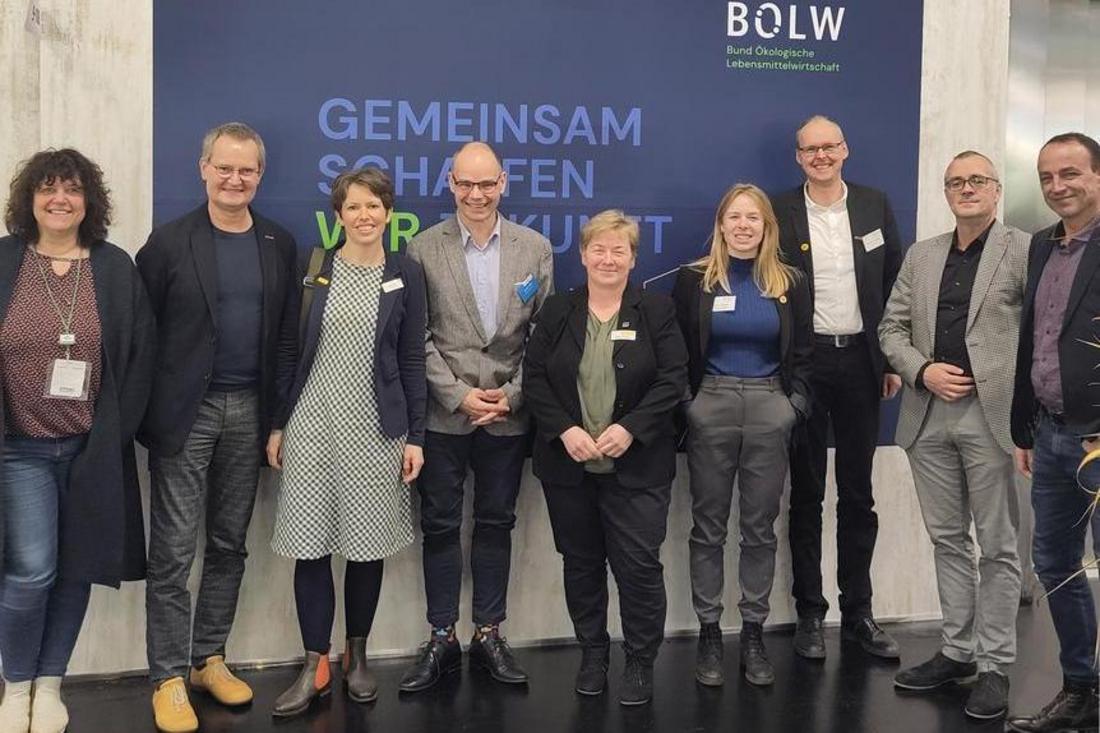 Gruppenfoto auf der Biofach