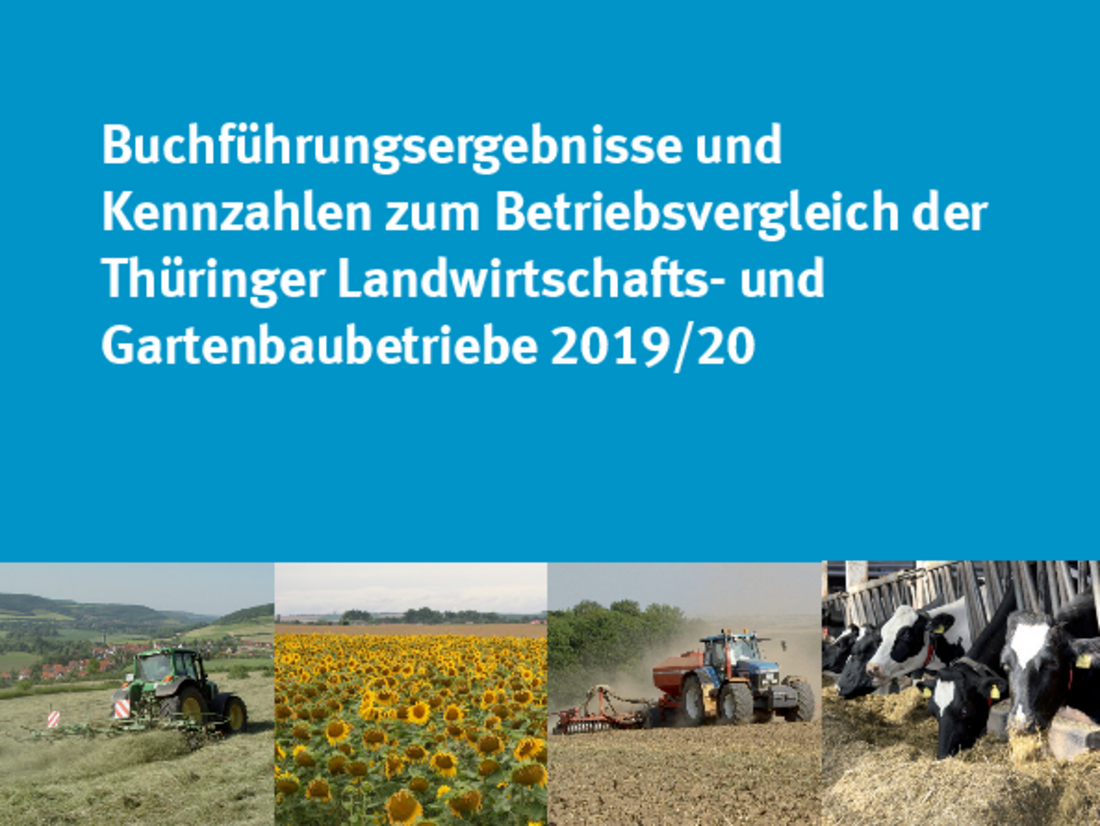 Deckblatt des Berichtes "Kennzahlen zum Betriebsvergleich"