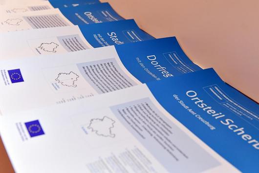 Flyer zu den Förderschwerpunkten der Dorferneuerung
