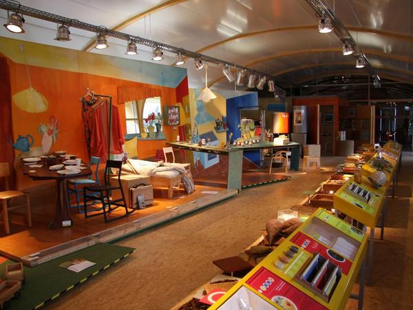 Blich in den Pavillon NaWaRo