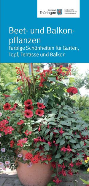 Titelseite des Flyers Beet- und Balkonpflanzen