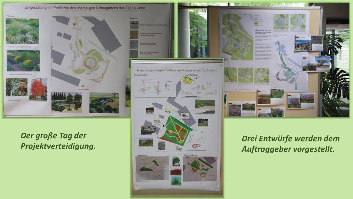 Drei Projektarbeiten im Bild