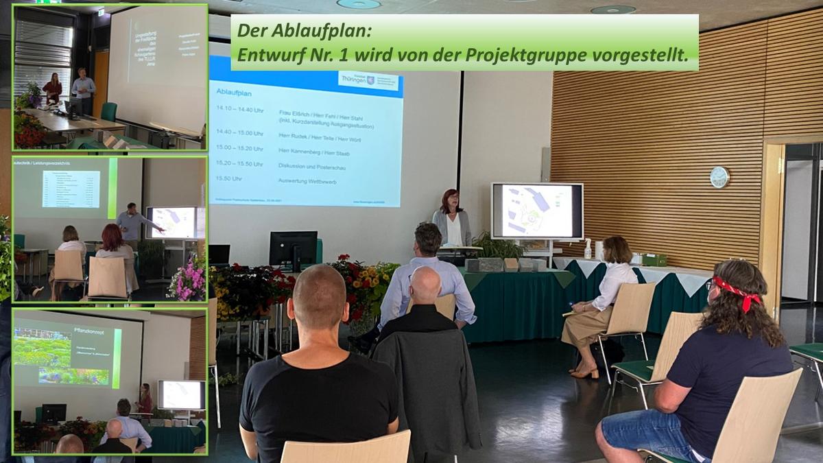 Schülergruppe verteidigt Projektarbeit vor Gremium