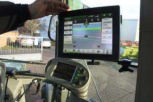 Display eines GPS-Gerätes